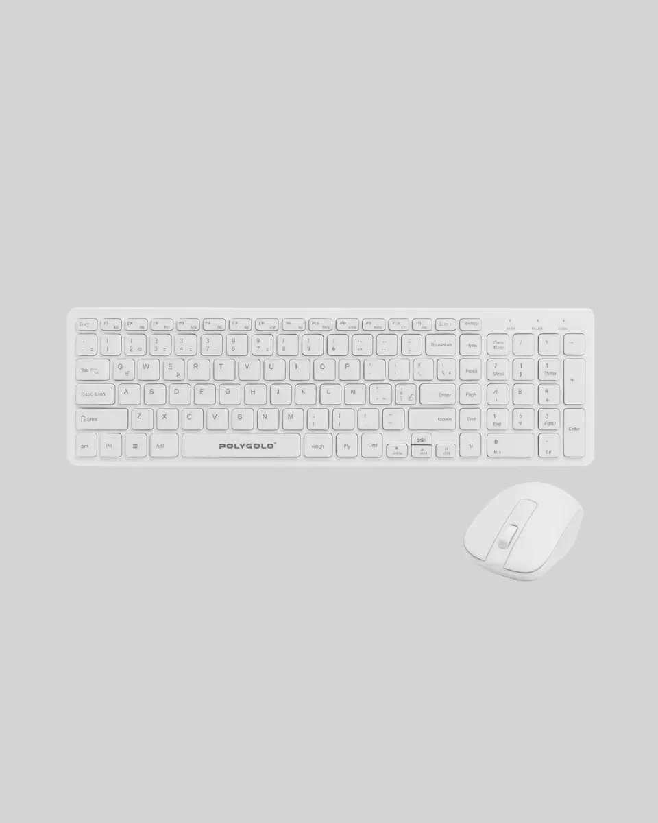 Tam Boy Kablosuz Klavye Mouse Seti - Gelişmiş Bağlantı ve Sessiz Performans - Görsel 3