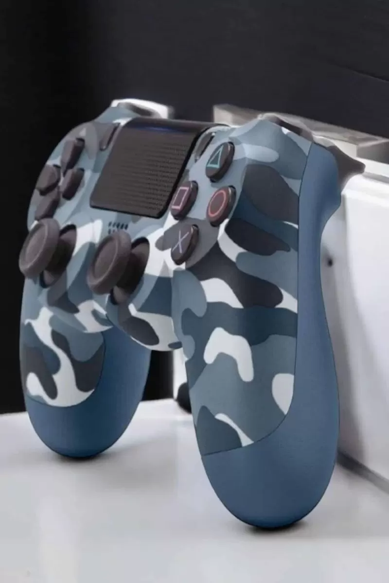 PS4 Oyun Kolu Kamuflaj Desenli Joystick - Görsel 2
