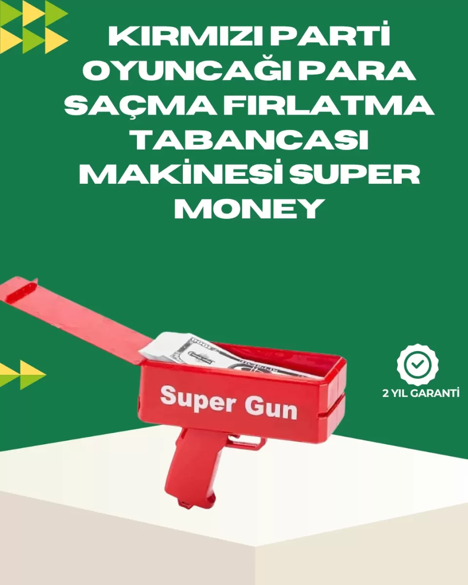 Elektrikli Money Gun Oyuncak Parti Tabancası