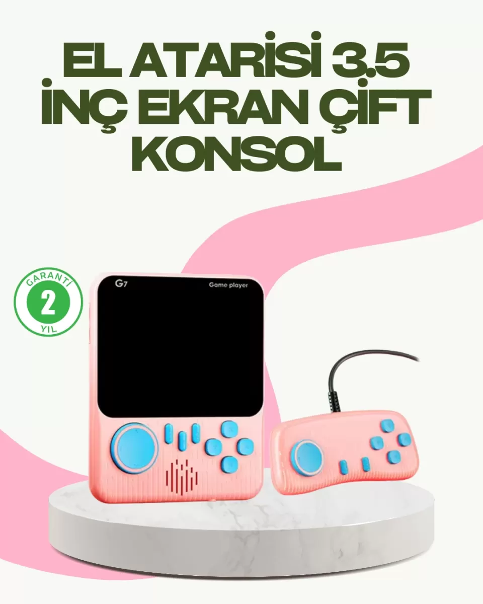 666 Oyunlu Retro Game Console – TV ve Çift Gamepad Desteği