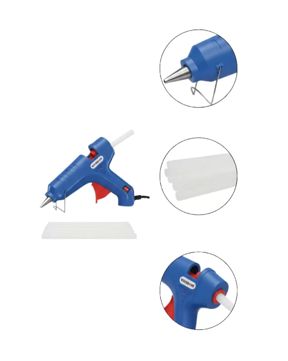 11 mm Silikon Uyumlu 60 W Silikon Tabancası 5 Adet Silikon Hediyeli - Görsel 3