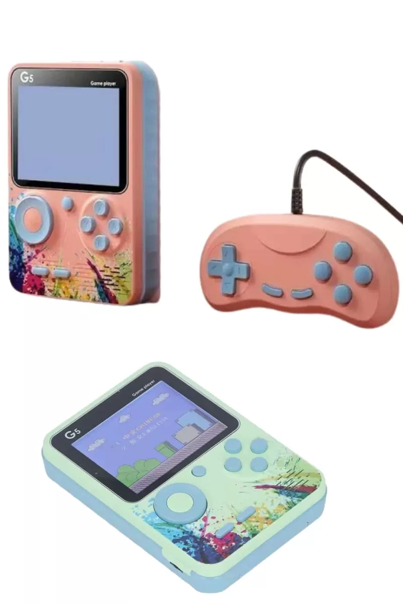 3.5 İnç Klasik Retro LCD Ekran 500 Oyunlu Oyun Konsolu Taşınabilir - Görsel 3