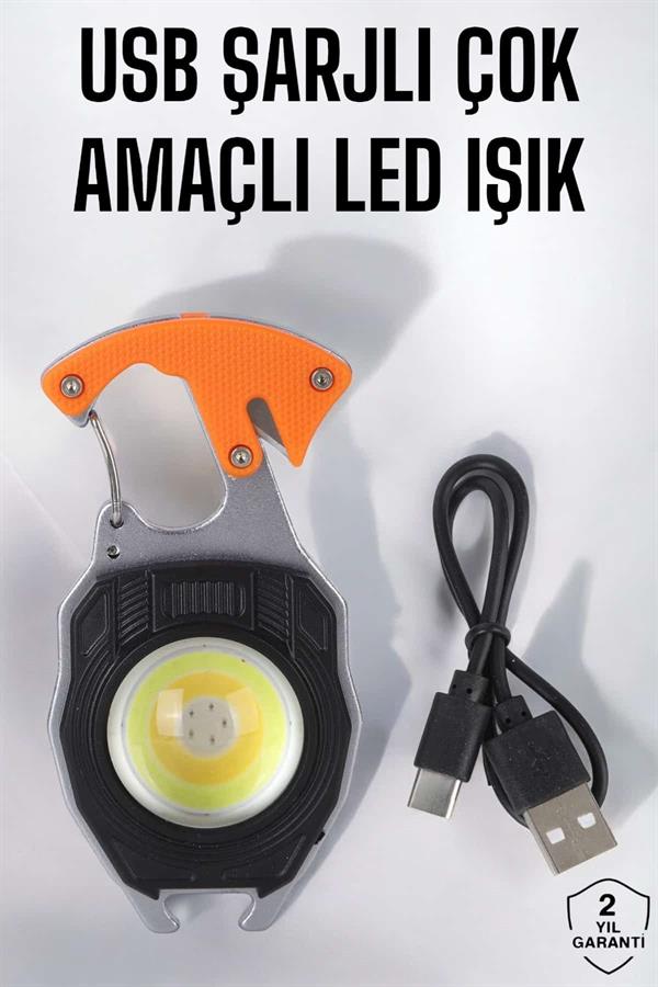 El Feneri Acil Işık Seti Tornavida Düdük Kapak Açma Kamp Lambası - Görsel 4