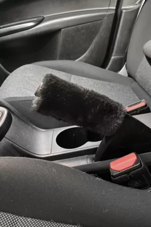 Yumuşak Peluş El Freni Süsü Siyah