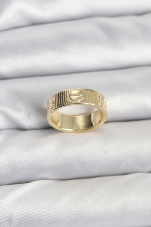 Gold Renk Model Kadın Yüzük 5886