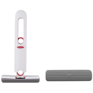 EZERE Çok Amaçlı Mini tezgah üstü Paspas Mini Mop + 2 Yedek Uç-(5775)