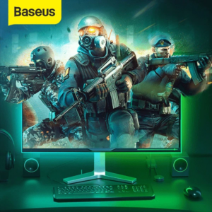 BASEUS Game Light RGB 5050 Esnek Oyuncu Pc LED Şerit Işık 5W15 m-(5775)