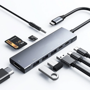 ALLY  9 İn1 Type C Hub 4k 30hz Hdmi Usb 3.0SdPD Adaptör-(5775)
