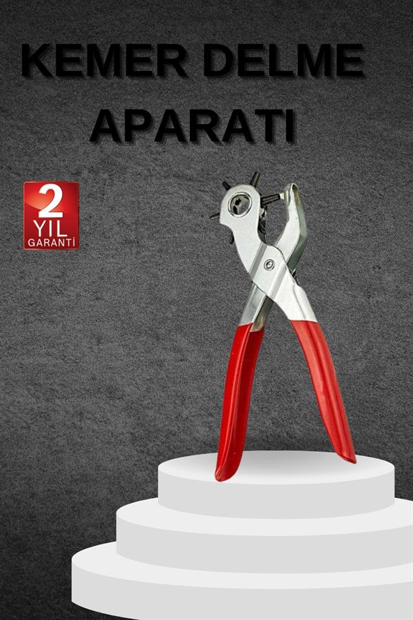 Kemer Delme Pensesi- Kemer Delik Açma Zımbası Paslanmaz Çelik - Görsel 2