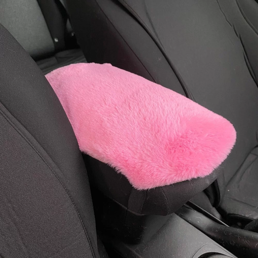 Yumuşak Peluş Kol Dayama Kolçak Minderi Şeker Pembe