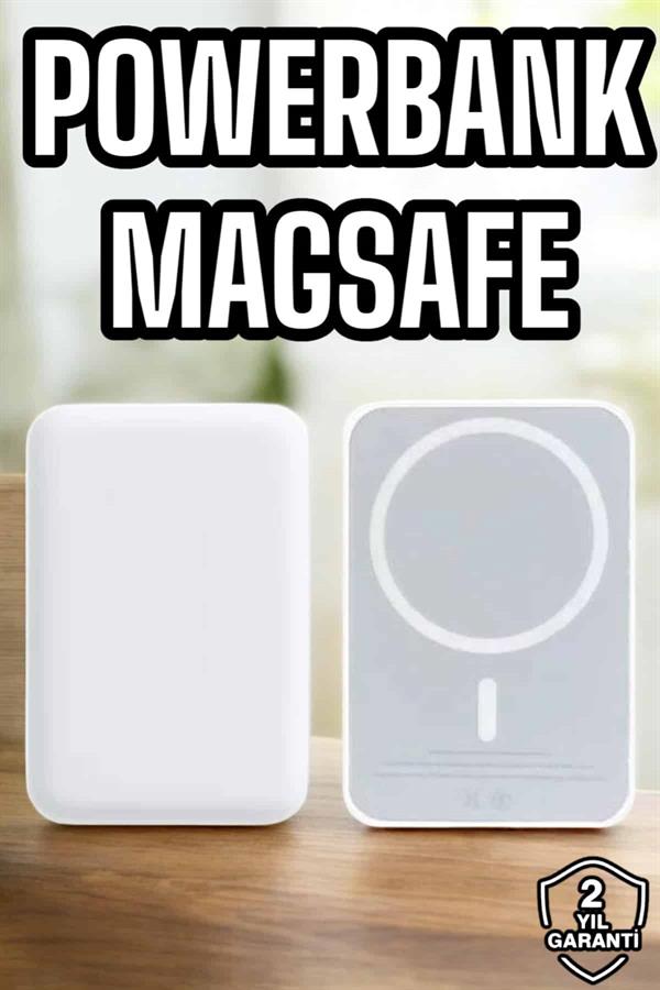 Magsafe Kablosuz Batarya Yüksek Performanslı Manyetik Tasarım Hızlı Şarj - Görsel 2