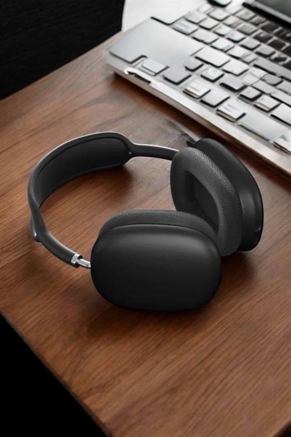 P9 Plus Kulaklık Siyah Bluetooth Bağlantılı Kulak Üstü Kablosuz ANC Özelliği - Görsel 5