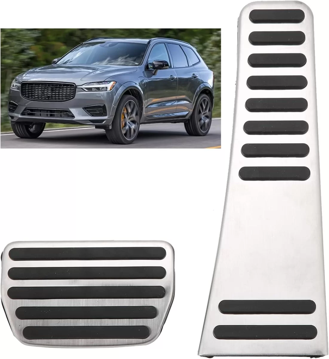 Volvo XC90 XC60 2019 ve Üzeri Uyumlu Orijinal Otomatik Pedal Seti 2 Parça