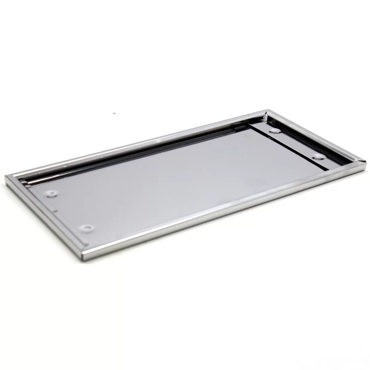 Dikdörtgen Krom Plakalık Araba Plaka Altlığı 30x16cm