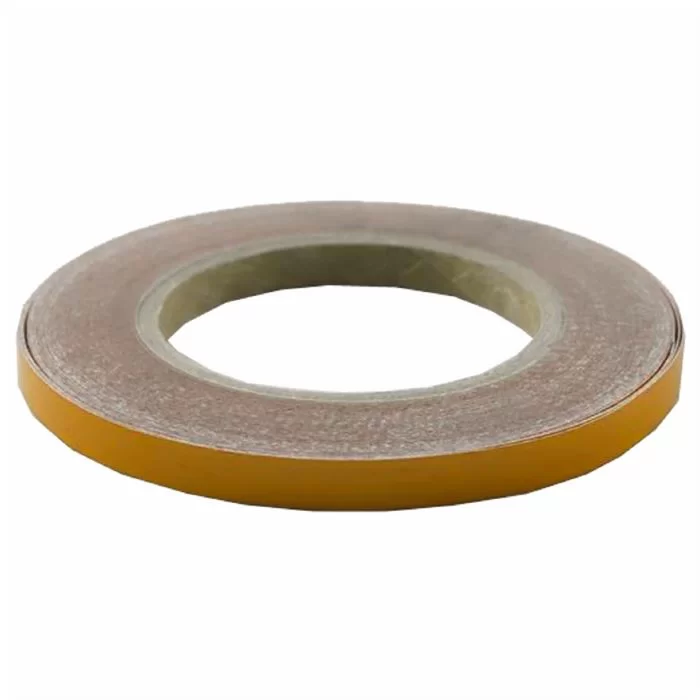 Reflektif Fosfor Şerit Bant Reflektör Sarı 1cm x 25 Metre