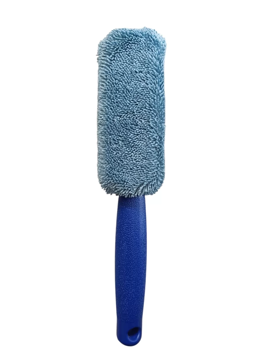 Araba Oto Yıkama Saplı Mikrofiber Süngerli Jant Fırçası