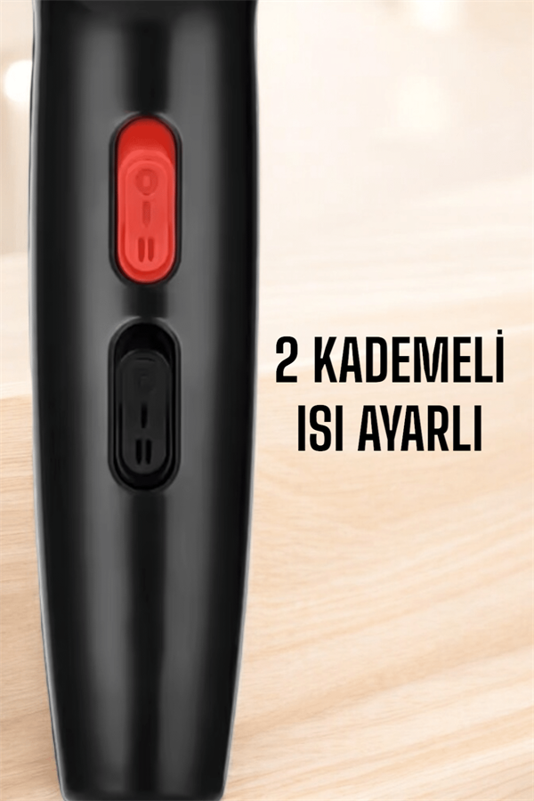 Soğuk ve Sıcak Üfleme Özellikli AC Motorlu Saç Kurutma Makinesi - Görsel 3
