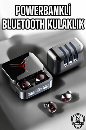 Yeni Nesil Powerbankli Bluetooth Bağlantılı Kablosuz Kulaklık
