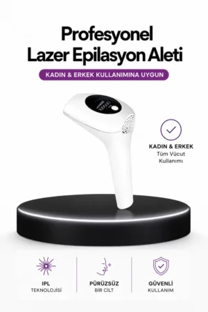 IPL Teknolojili Erkek Ve Kadın Kullanımına Uygun Lazer Epilasyon Cihaz