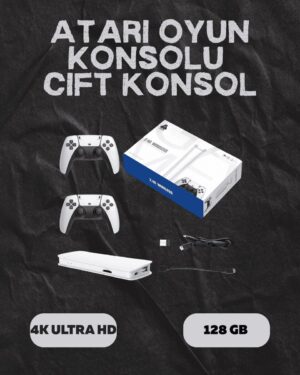 M15 Retro Konsol – 20.000 Oyunlu Çift Gamepadli 4K HDMI