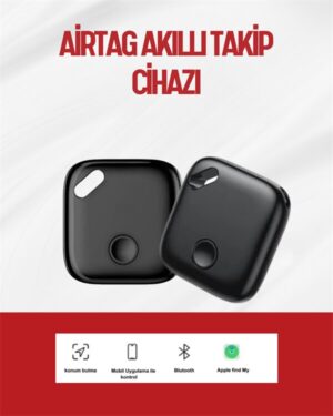 iOS & Android Uyumlu Smart Tag | Uzun Pil Ömrü | Bul Uygulaması ile Entegre Akıllı Takip Cihazı