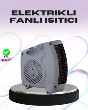 Taşınabilir Fanlı Isıtıcı Elektrikli Termik Korumalı Oda Isıtıcı