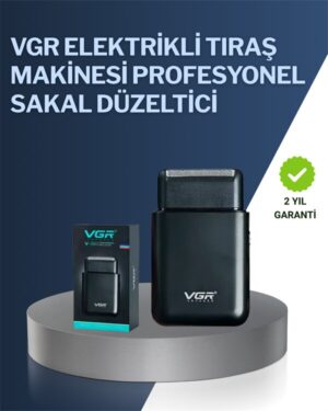 5 W Güçlü USB Şarjlı Sakal Şekillendirici – İki Başlıklı Su Geçirmez Tasarım