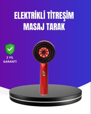 Kırmızı Işık Terapi Özellikli Saç Derisi Masaj Tarak Anti Dökülme