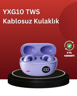 YXG10 Açık Kulak Bluetooth Kulaklık – Klipsli Güvenli Spor Tasarım 30 Saat Pil