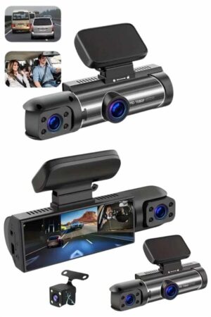 Video ve Fotoğraf Kaydedici Sürüş Kamerası Ön ve Arka Çift KameralıVideo ve Fotoğraf Kaydedici Sürüş Kamerası Ön ve Arka Çift Kameralı