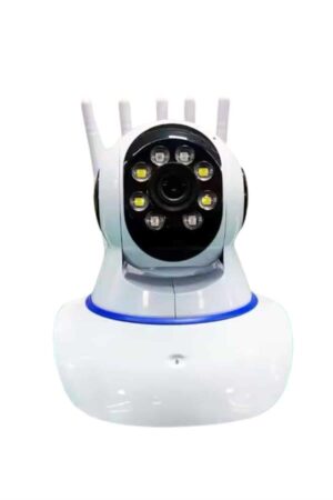 LED Aydınlatmalı 5 Antenli Motorlu 1080P Wifi Kamera Sensörlü