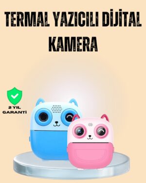 Çocuklar İçin Eğlenceli Dijital Kamera 1300mAh Şarjlı