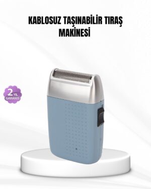 Taşınabilir Şarjlı Tıraş Makinesi – Kuru Kullanım Özel Sakal BaşlıklarıTaşınabilir Şarjlı Tıraş Makinesi – Kuru Kullanım Özel Sakal Başlıkları