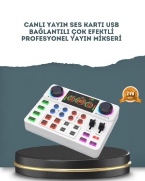 Gürültü Engelleme Özellikli Canlı Yayın Ses KartıGürültü Engelleme Özellikli Canlı Yayın Ses Kartı