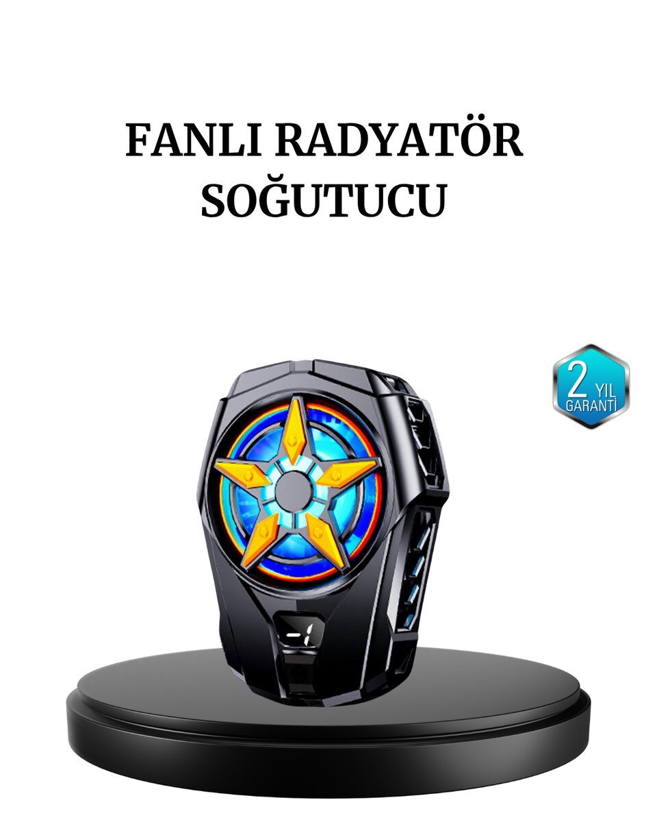 Şarj Edilebilir Telefon Soğutucu Fan – Taşınabilir Sessiz ve Güçlü Oyun Soğutucusu