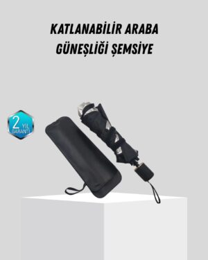 Ön Cam Güneşliği – Kalın Kumaş ve Cam Elyaf İskelet ile Maksimum UV Koruma