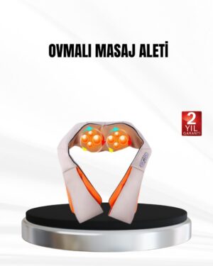 Yoğurmalı Isıtmalı Masaj Aleti – Ev Ofis ve Araç Kullanımına Uygun Çok Bölgeli Masaj Sistemi