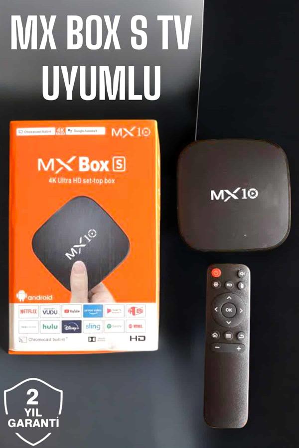 TV Box Android Uyumlu 4 Çekirdekli WİFİ Bağlantılı 4K - Görsel 5