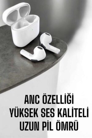 Yeni Nesil Pro Bluetooth Kulaklık Uzun Pil Ömrü Beyaz
