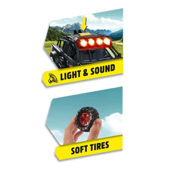 203834006 Sesli ve Işıklı Downhill Yarış Jeepi - Görsel 5
