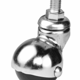 205 - 40 Mm Küre Krom Vidalı Teker 4 Adet