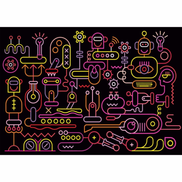 20518 Robot Atölyesi 1000 Parça Puzzle -KS Puzzle - Görsel 2