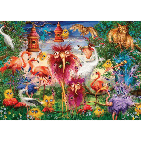 20538 Çirkin Kuşlar 1000 Parça Puzzle -KS Puzzle - Görsel 2