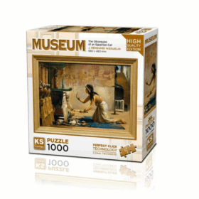 Çocuk 20668 The Obsequies Of An Egyptian Cat 1000 Parça Puzzle -KS Puzzle