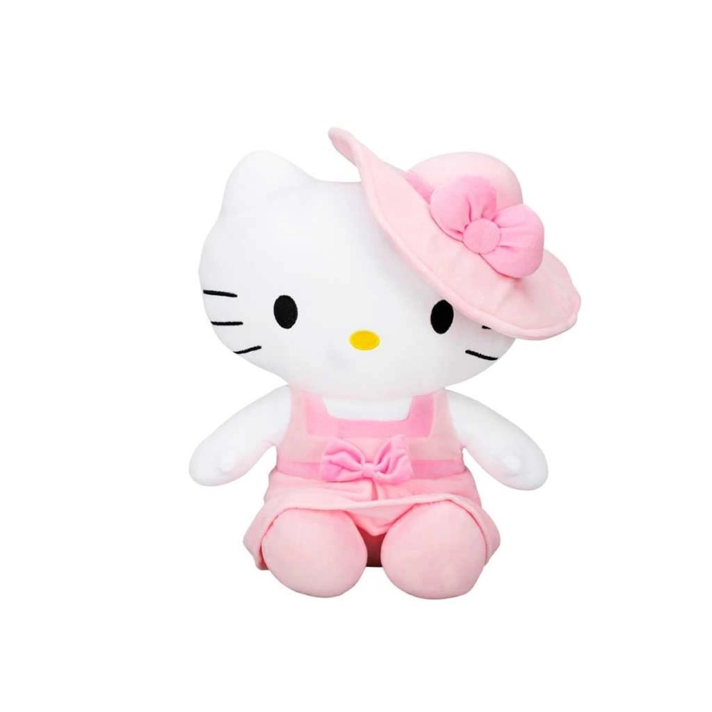 Çocuk 2089 Hello Kitty Şapkalı Peluş 36 cm - Görsel 2
