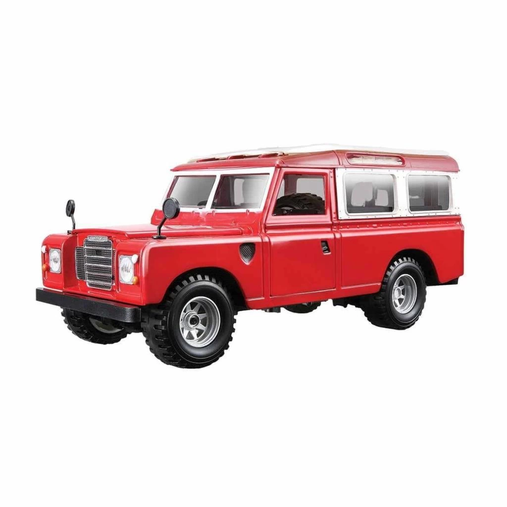 22063 Land Rover Series II Model Araba 1:24 Kırmızı -Sunman - Görsel 4