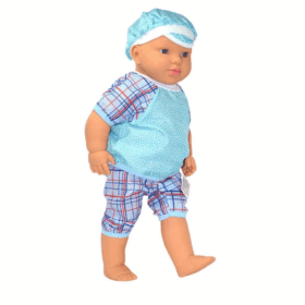 Çocuk 2251 Gamze, Konuşan Aliş Erkek Kel Bebek 55 cm