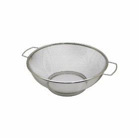 24CM METAL KULPLU ÇELİK İNCE TEL SEPET SÜZGEÇ (K0)