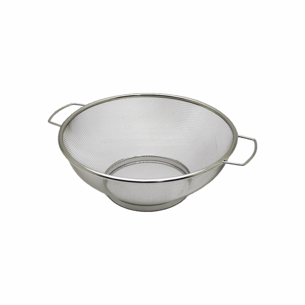 24CM METAL KULPLU ÇELİK İNCE TEL SEPET SÜZGEÇ (K0)