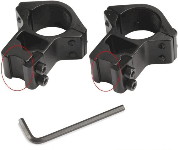25.4mm Dürbün İçin 11mm Yüksek Havalı  / Av  Ayağı - Görsel 2